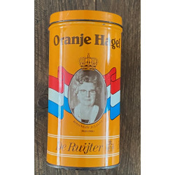 Blik Oranjehagel...